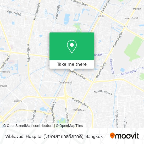Vibhavadi Hospital (โรงพยาบาลวิภาวดี) map