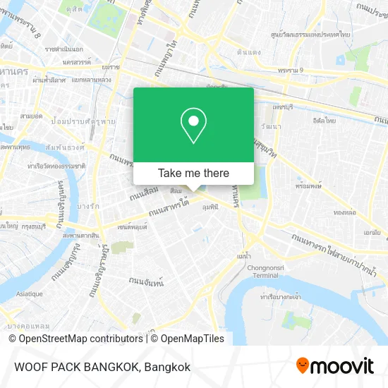 WOOF PACK BANGKOK map