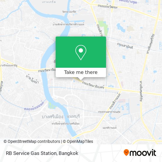 RB Service Gas Station map