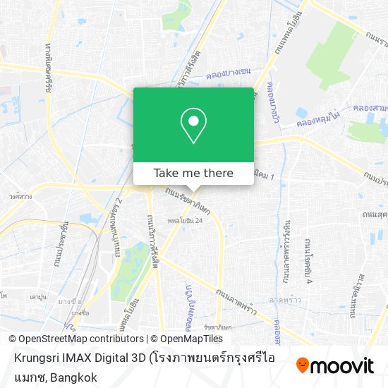 Krungsri IMAX Digital 3D map