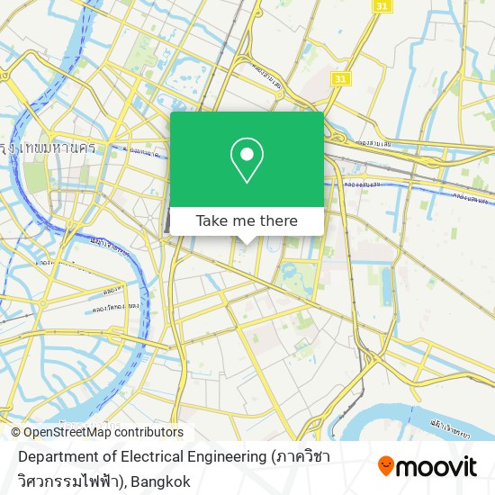 Department of Electrical Engineering (ภาควิชาวิศวกรรมไฟฟ้า) map