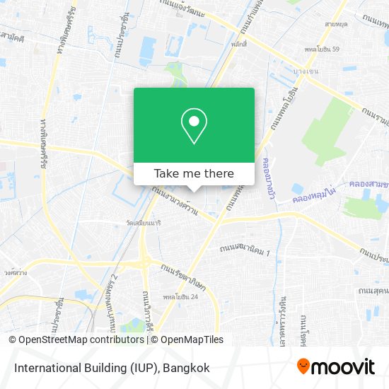 International Building (IUP) map