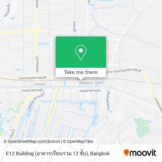 E12 Building (อาคารเรียนรวม 12 ชั้น) map