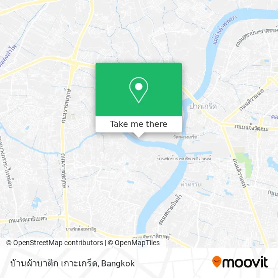 บ้านผ้าบาติก เกาะเกร็ด map