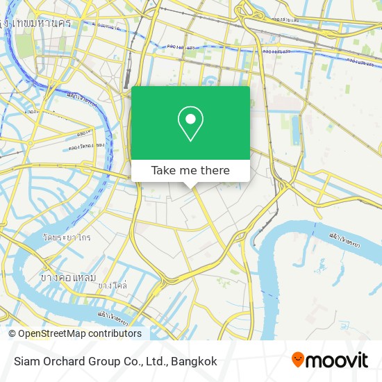 Siam Orchard Group Co., Ltd. map
