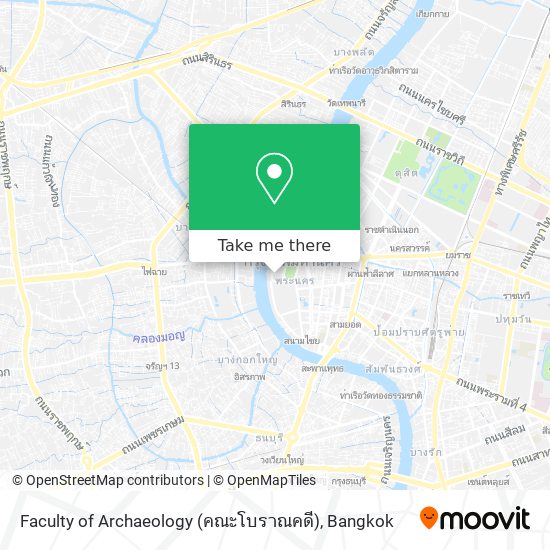Faculty of Archaeology (คณะโบราณคดี) map