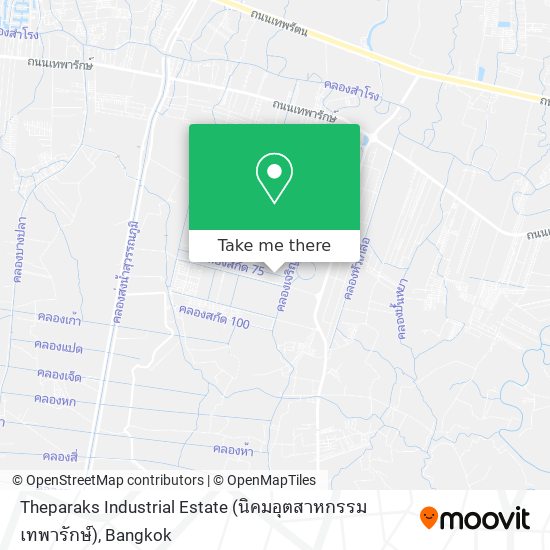 Theparaks Industrial Estate (นิคมอุตสาหกรรมเทพารักษ์) map