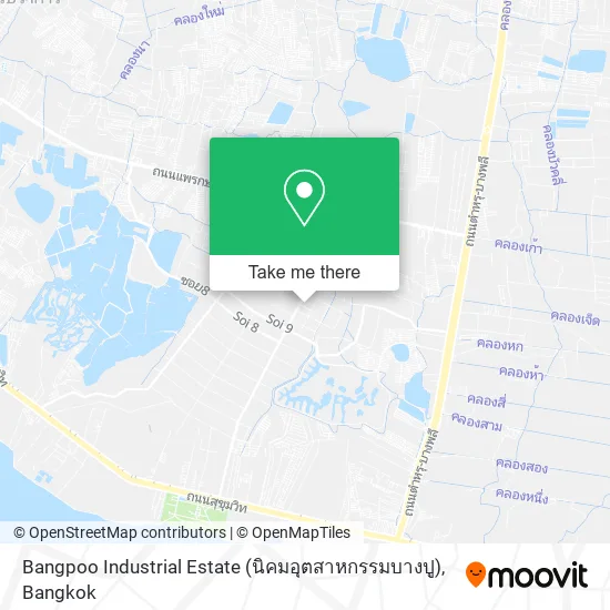 Bangpoo Industrial Estate (นิคมอุตสาหกรรมบางปู) map