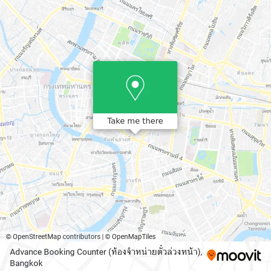 Advance Booking Counter (ห้องจำหน่ายตั๋วล่วงหน้า) map