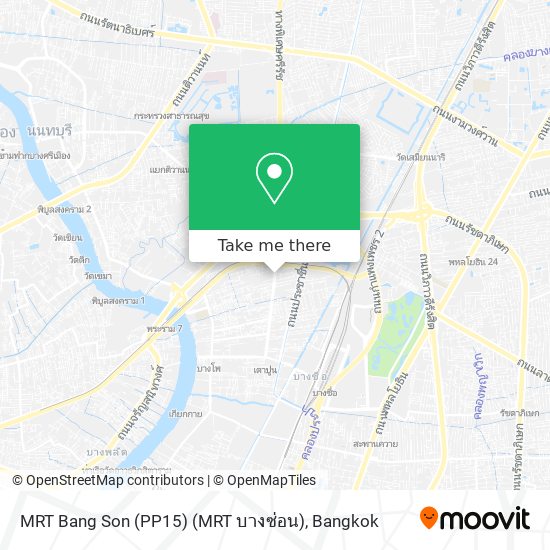 MRT Bang Son (PP15) (MRT บางซ่อน) map