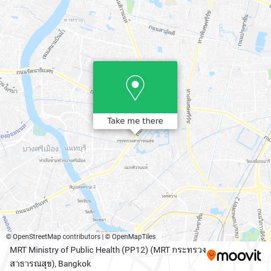 MRT Ministry of Public Health (PP12) (MRT กระทรวงสาธารณสุข) map