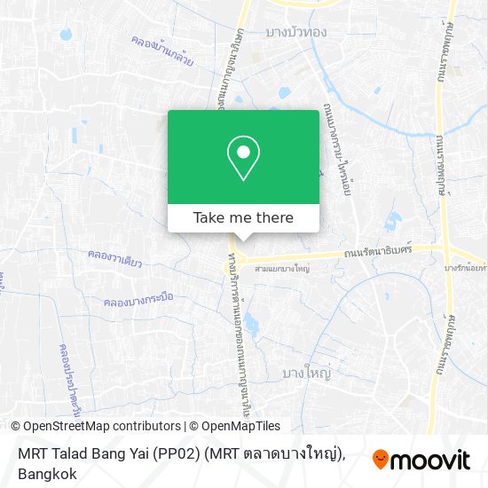 MRT Talad Bang Yai (PP02) (MRT ตลาดบางใหญ่) map
