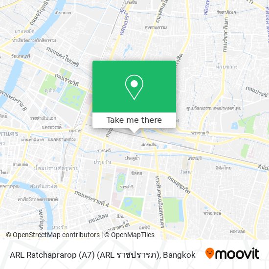 ARL Ratchaprarop (A7) (ARL ราชปรารภ) map