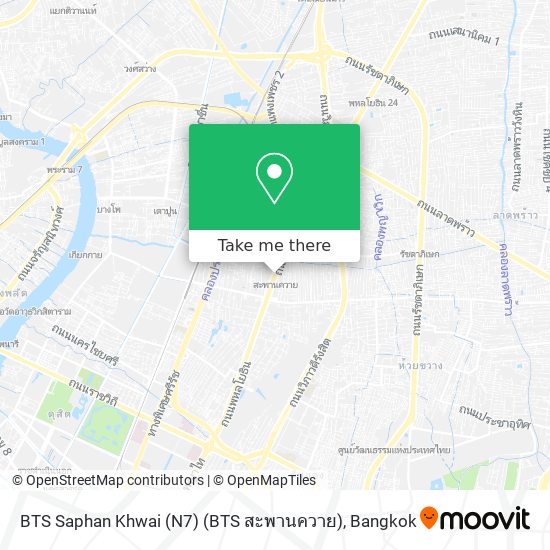 BTS Saphan Khwai (N7) (BTS สะพานควาย) map
