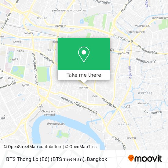 BTS Thong Lo (E6) (BTS ทองหล่อ) map