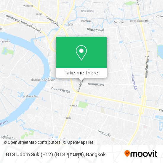 BTS Udom Suk (E12) (BTS อุดมสุข) map