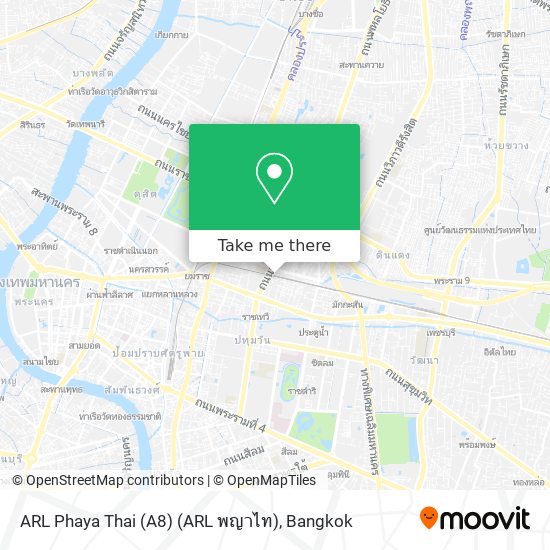 ARL Phaya Thai (A8) (ARL พญาไท) map