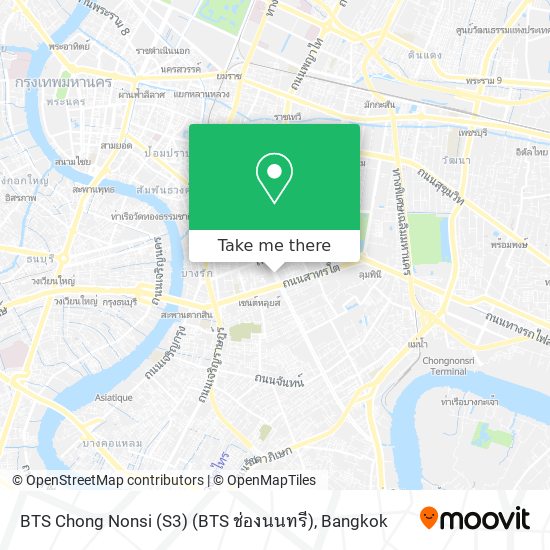 BTS Chong Nonsi (S3) (BTS ช่องนนทรี) map