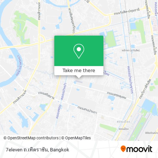 7eleven ถ.เทิดราชัน map