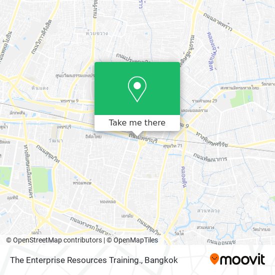 The Enterprise Resources Training. map