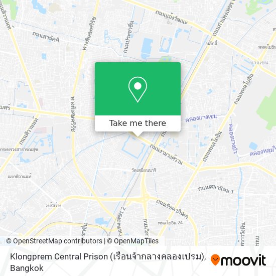 Klongprem Central Prison (เรือนจำกลางคลองเปรม) map