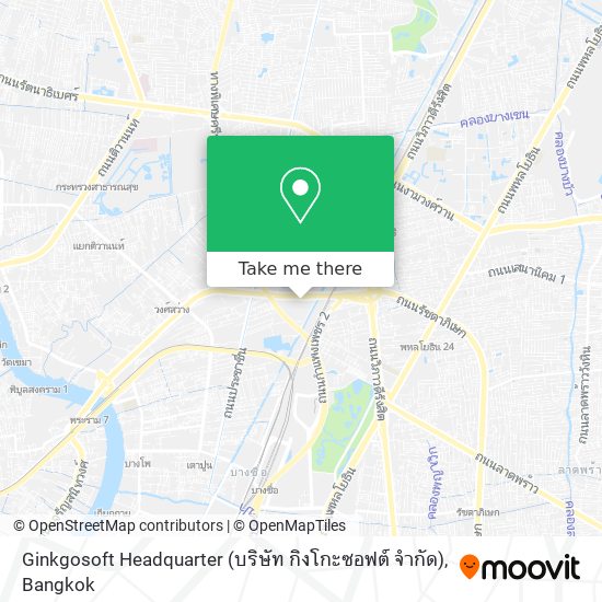 Ginkgosoft Headquarter (บริษัท กิงโกะซอฟต์ จำกัด) map