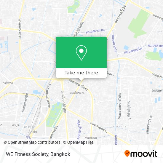 WE Fitness Society map