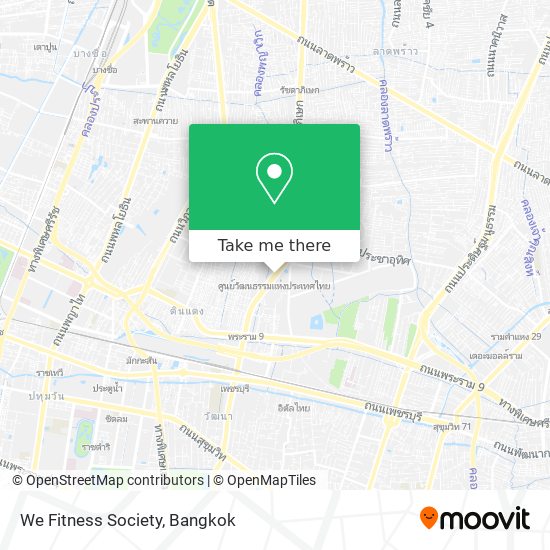 We Fitness Society map