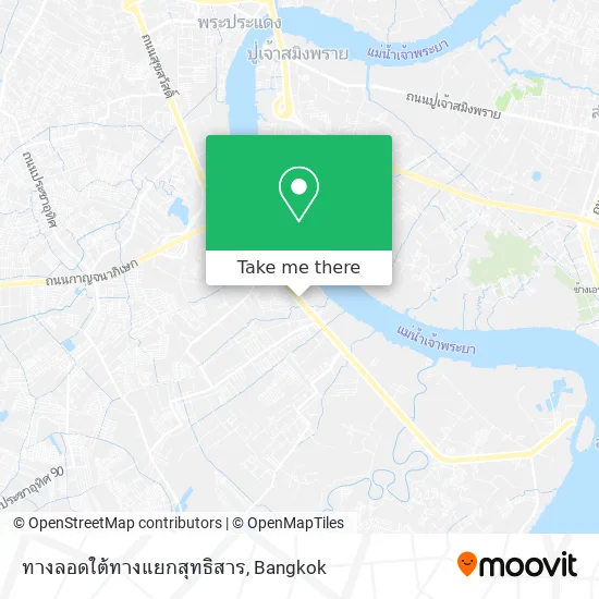 ทางลอดใต้ทางแยกสุทธิสาร map