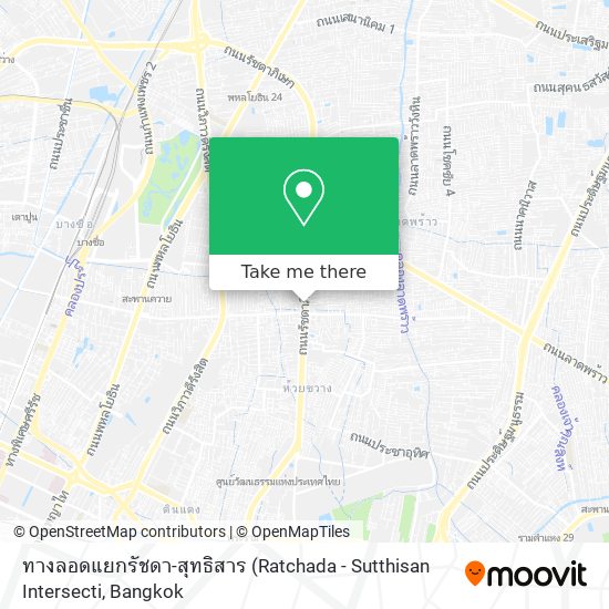 ทางลอดแยกรัชดา-สุทธิสาร map