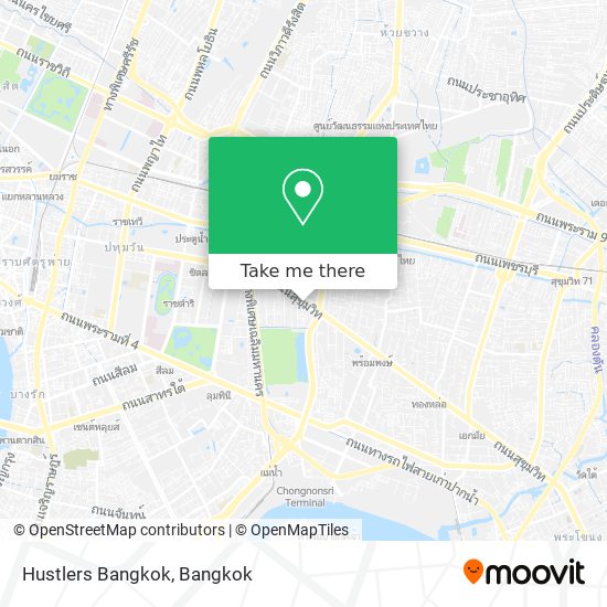 Hustlers Bangkok map