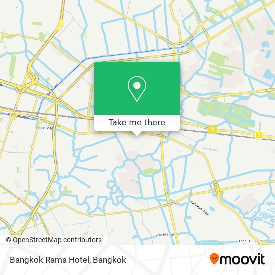 Bangkok Rama Hotel map