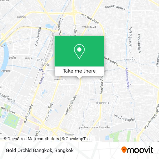 Gold Orchid Bangkok map