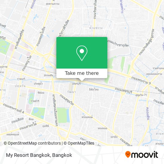 My Resort Bangkok map
