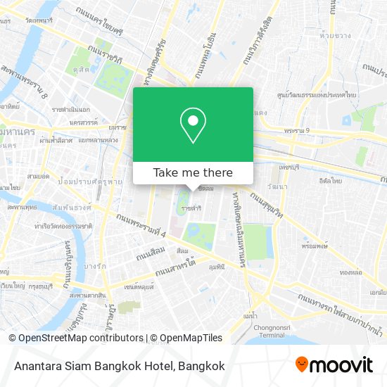 Anantara Siam Bangkok Hotel map