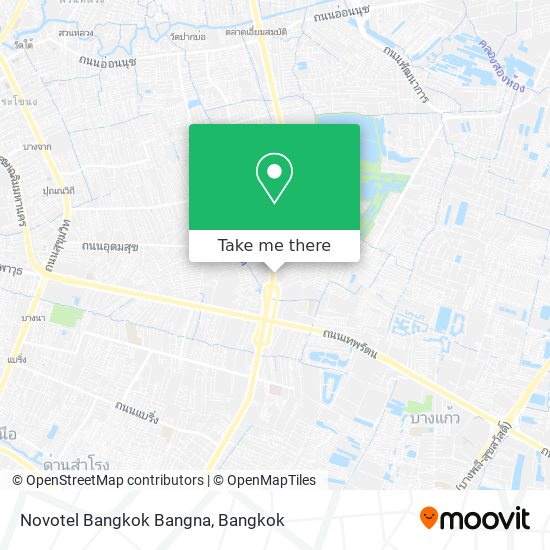 Novotel Bangkok Bangna map