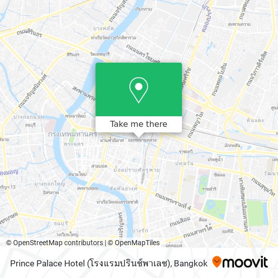 Prince Palace Hotel (โรงแรมปรินซ์พาเลซ) map