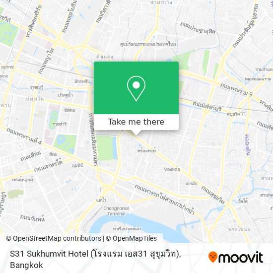 S31 Sukhumvit Hotel (โรงแรม เอส31 สุขุมวิท) map