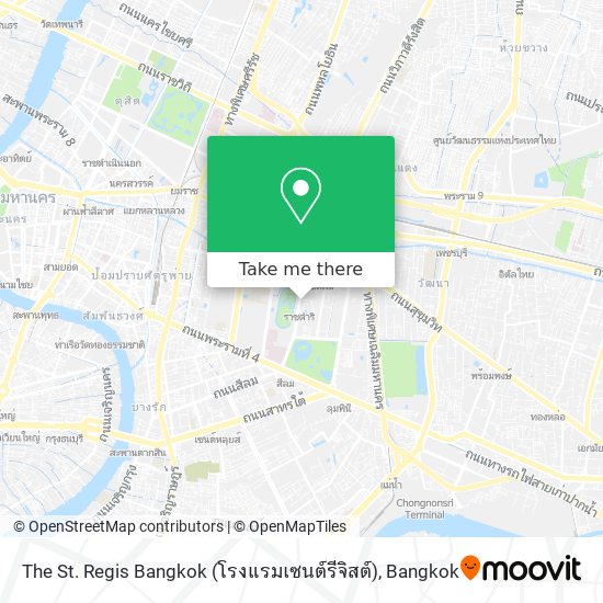 The St. Regis Bangkok (โรงแรมเซนต์รีจิสต์) map