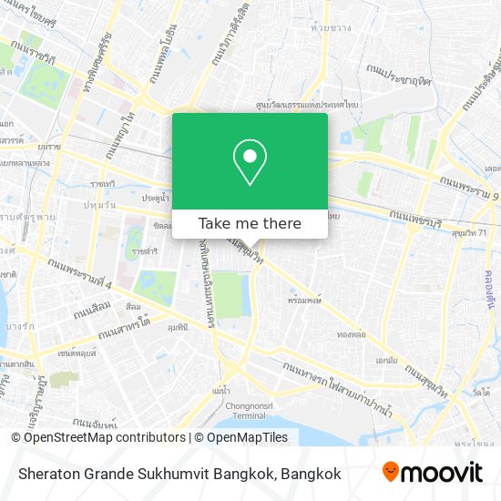 Sheraton Grande Sukhumvit Bangkok map