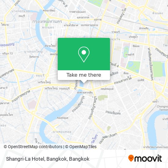 Shangri-La Hotel, Bangkok map