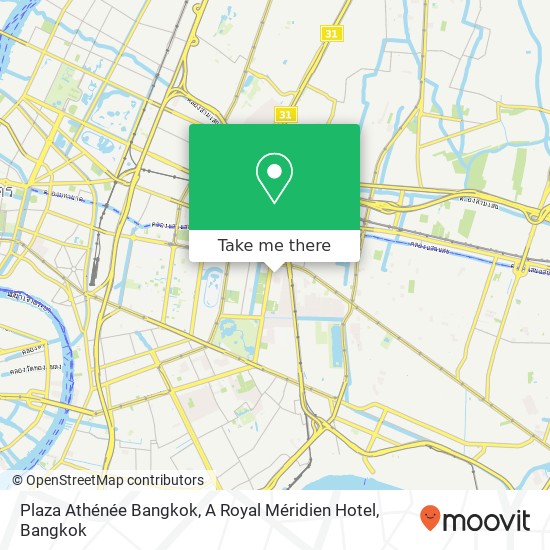 Plaza Athénée Bangkok, A Royal Méridien Hotel map
