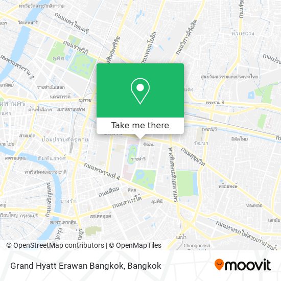 Grand Hyatt Erawan Bangkok map
