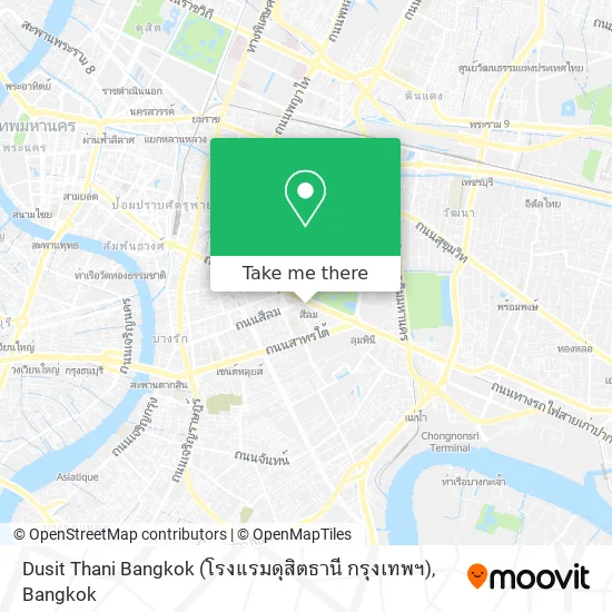 Dusit Thani Bangkok (โรงแรมดุสิตธานี กรุงเทพฯ) map