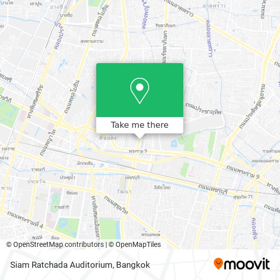 Siam Ratchada Auditorium map