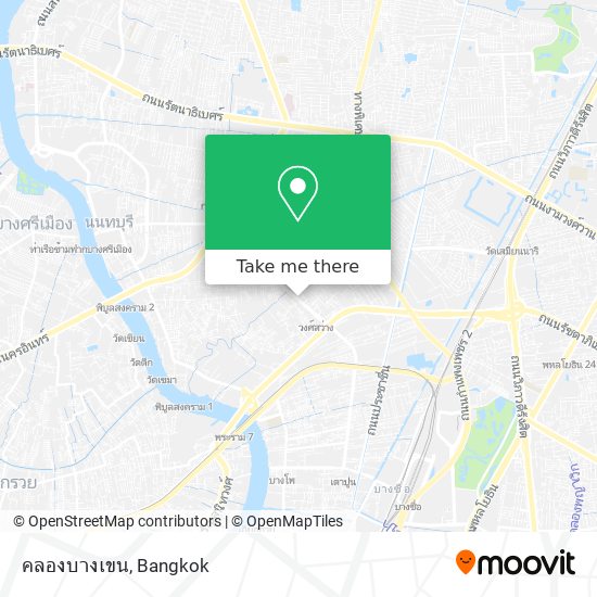 คลองบางเขน map