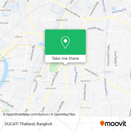 DUCATI Thailand map