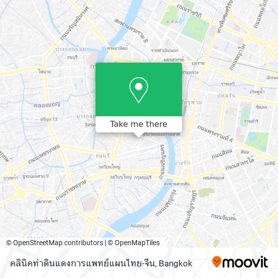 คลินิคท่าดินแดงการแพทย์แผนไทย-จีน map
