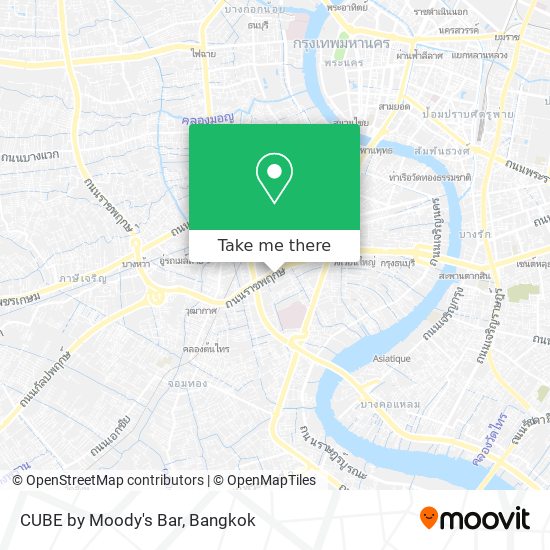 CUBE by Moody's Bar map