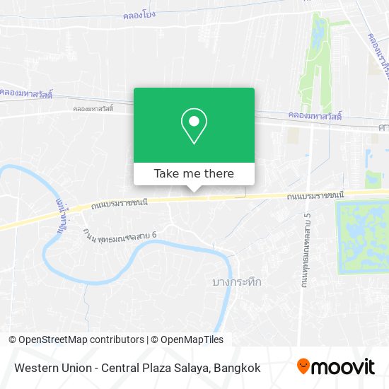 Western Union - Central Plaza Salaya map